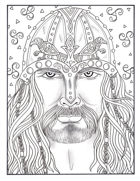 legends fantasy men  coloring book mermen wizards etsy abstract