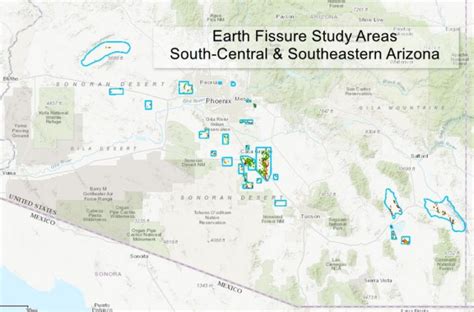 arizona geological survey releases  revised earth fissure maps arizona hydrological society