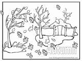 Coloring Autumn Pages Fall Kids Sheet Book sketch template