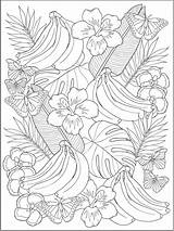 Dover Sheets Hawaiian Mandala sketch template