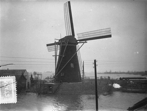 watersnood  puttershoek jaartal  tot  fotos serc windmill utility pole