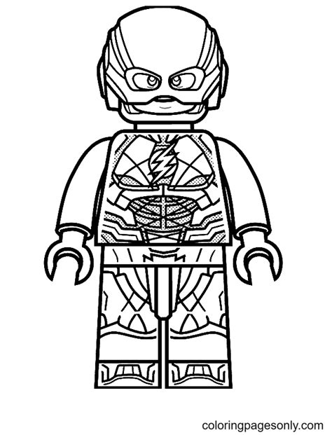 coloring page  flash coloring lego coloring pages lego
