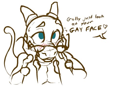 dude s gotta a gay face lol by peachymewtwo fur affinity [dot] net