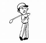 Jugador Golfe Colorir Colorare Golfista Colorier Enfadado Coloritou Acolore Disegni Deportes Descargar Relacionados sketch template