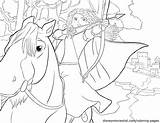 Merida Horseback sketch template