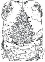 Christmas Coloring Pages Difficult Hard Size Adults Printable Getcolorings Sheets Color Print sketch template