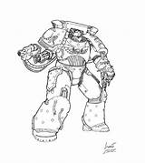 40k Godfried Heresy Bolter Chainsword Horus Marines Athens Fist sketch template