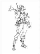 Fortnite Coloring Pages Printable Brite Bomber Skins Top sketch template