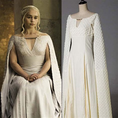 Game Of Thrones Cosplay Daenerys Targaryen Cosplay Costume Season 5