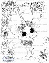Besties Pages Instant Magical Unicorn Tm Enchanted Digi Stamp Dolls Coloring sketch template