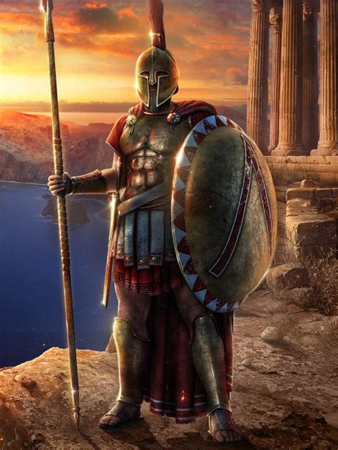bb images  pinterest greek warrior