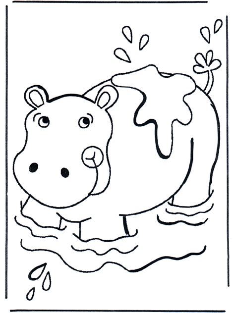hippo crafts  kids hippo crafts animal coloring pages coloring pages