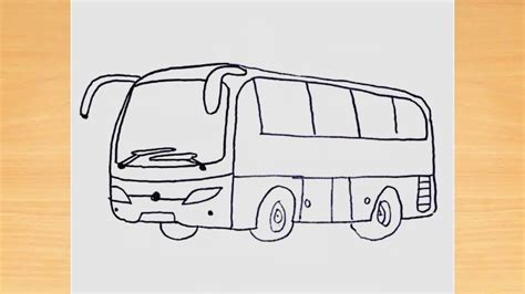 cute easy bus drawing   draw bus asapmaid