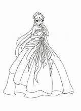 Winx Club Coloring Pages Musa Stella Printable Wings Drawing Gown Ball Malvorlage Awesome Film Color Deviantart Getcolorings Ausmalen Vorlagen Zum sketch template