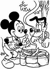 Coloring Mickey Pages Doctor Mouse sketch template