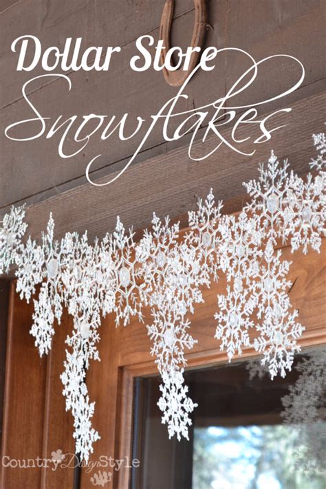 creative diy projects  snowflakes