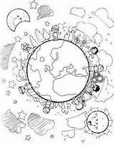 Coloring Climate Change Pages Earth Mandala Getdrawings Color Printable Getcolorings sketch template