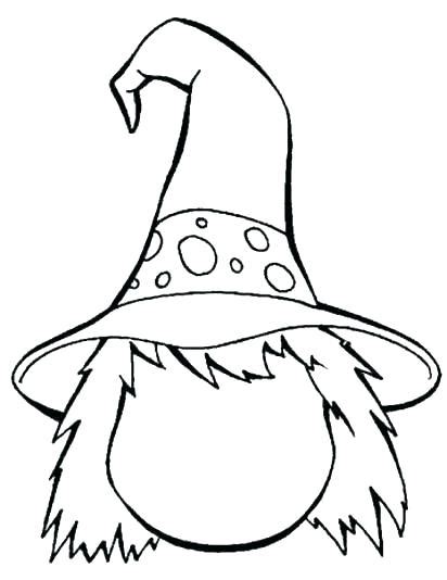 witch hat coloring page  getcoloringscom  printable colorings