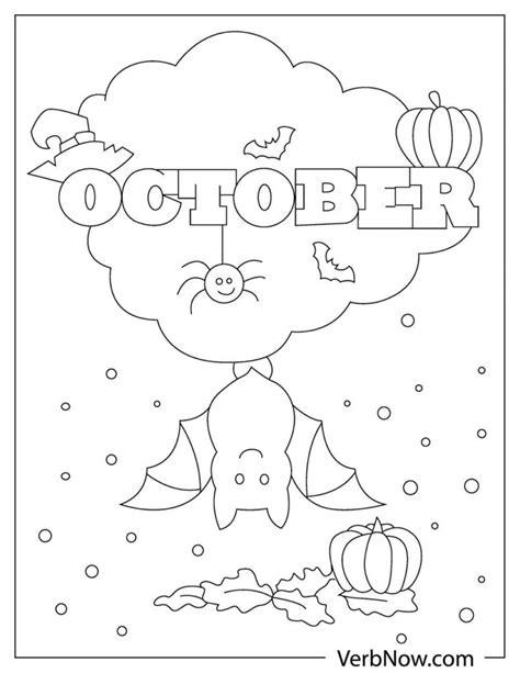 october coloring pages book   printable  verbnow