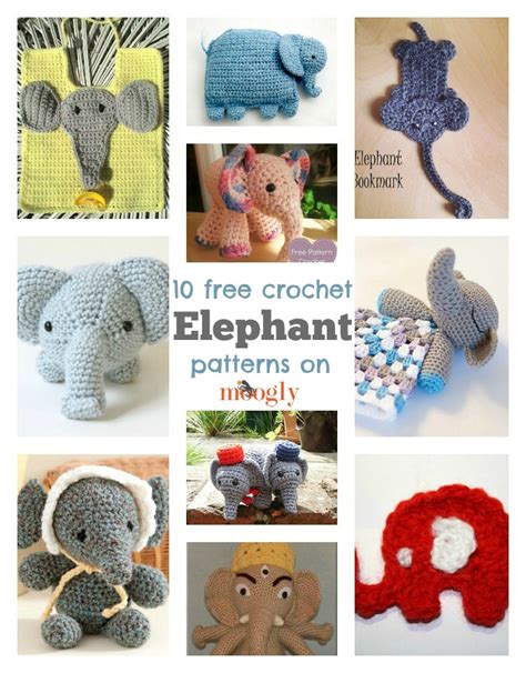 elephants  parade   crochet elephant patterns moogly