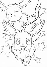 Pages Eevee Ausmalbilder Colorare Tulamama Pokémon Disegno Ausmalen Pichu sketch template