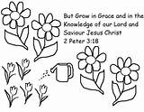 Coloring Peter Pages Bible Grow Jesus Grace Christ Church 18 School Printable Christian Knowledge Lord Drawing Childrenschapel Sunday God Kids sketch template