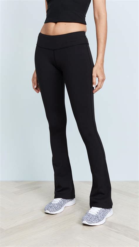 lyst splits59 raquel flare performance leggings in black