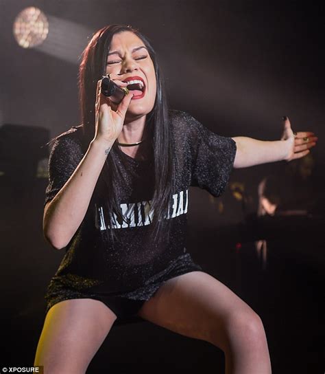 Jessie J Flashes Her Underwear In Sheer T Shirt During Sweet Talker