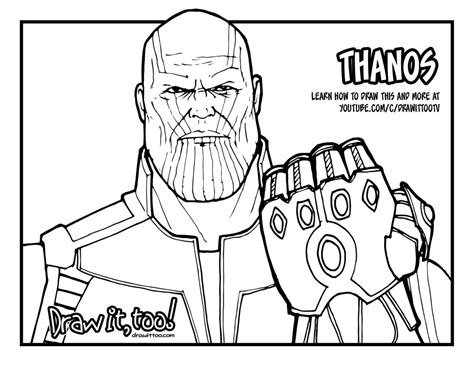 thanos coloring pages  coloring pages  kids kleurplaten