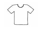 Shirt Coloring Pages Tshirt sketch template