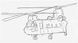 Helicopter Chinook Kindpng Ch46 sketch template