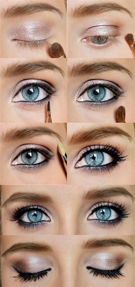 how to do dramatic eye makeup for blue eyes wavy haircut