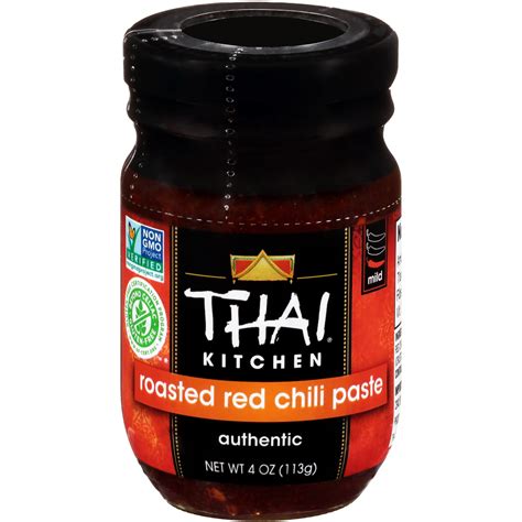 Thai Kitchen Gluten Free Roasted Red Chili Paste 4 Oz