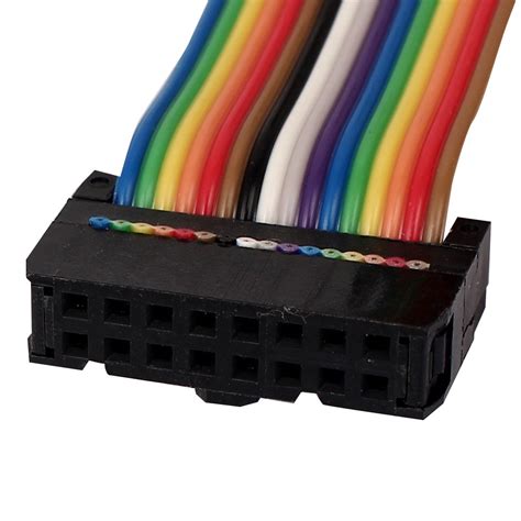 cm  pin   ff connector idc flat rainbow color ribbon cable pcs walmart canada