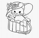 Imprimer Mignon Animaux Trop Chats Mignons Hat Gatos Desenhos Colorir Greatestcoloringbook 1001 Coloringsun Serapportantà Flowered sketch template