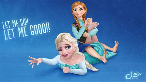 Frozen Sisters In A Ticklish Situation By Judesharp90 On