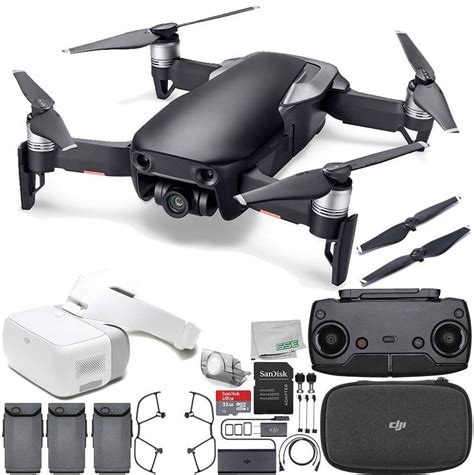 dji mavic air drone quadcopter onyx black dji goggles fpv headset vr fpv pov experience