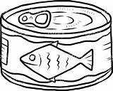 Tuna Clipart Fish Canned Sardine Coloring Cartoon Clip Vector Sardines Drawing Cliparts Sketch Illustrations 87kb Library Drawings Designlooter Isolated Drawn sketch template