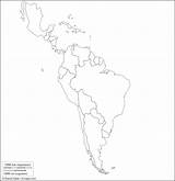 America Latin Map Blank South Maps American Countries Enlarge Click Online sketch template