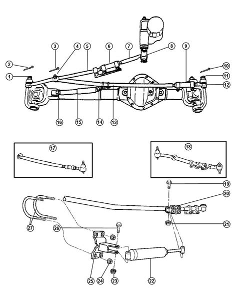 dodge ram   front suspension diagram