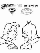 Superman Batman Coloring Pages Vs Printable Kids Logo Getcolorings Colouring Visit Color Choose Board Popular sketch template