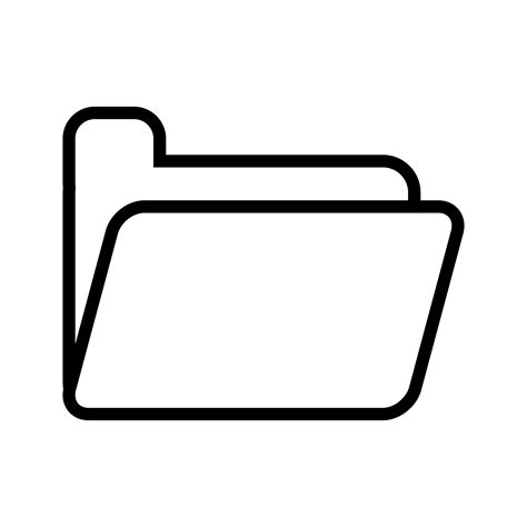 vector folder icon  vector art  vecteezy