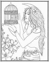 Coloring Pages Adult Blank Adults Maiden Books Comics Drawing Save sketch template