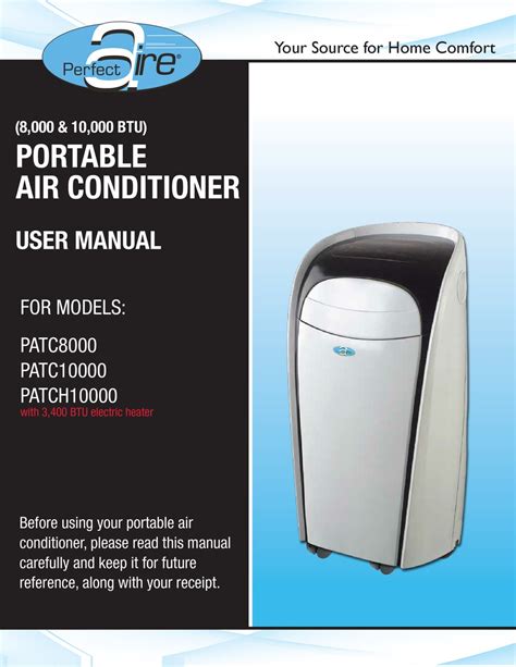 perfect aire patc user manual   manualslib