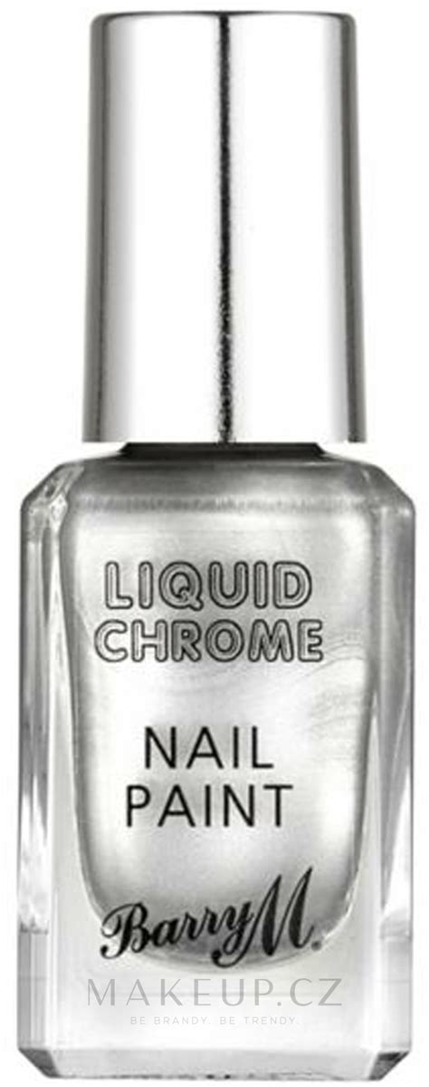 barry  liquid chrome nail paint lak na nehty makeupcz