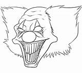 Coloring Pages Creepy Clown Adults Getcolorings Printable sketch template