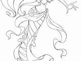 Mermaid Dora Coloring Pages Getdrawings Explorer Getcolorings sketch template