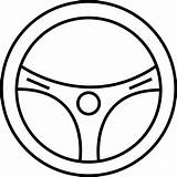 Steering Wheel Icon Vehicle Coloring Car Drawing Vector Template Icons Logo Pages Sketch Silhouette Svg Eps Templates sketch template