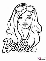 Barbie Coloring Girls Beautiful Pages Doll Color Print Cartoon Portrait Books Google sketch template