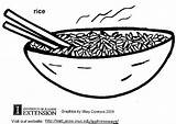 Rice Coloring Pages sketch template